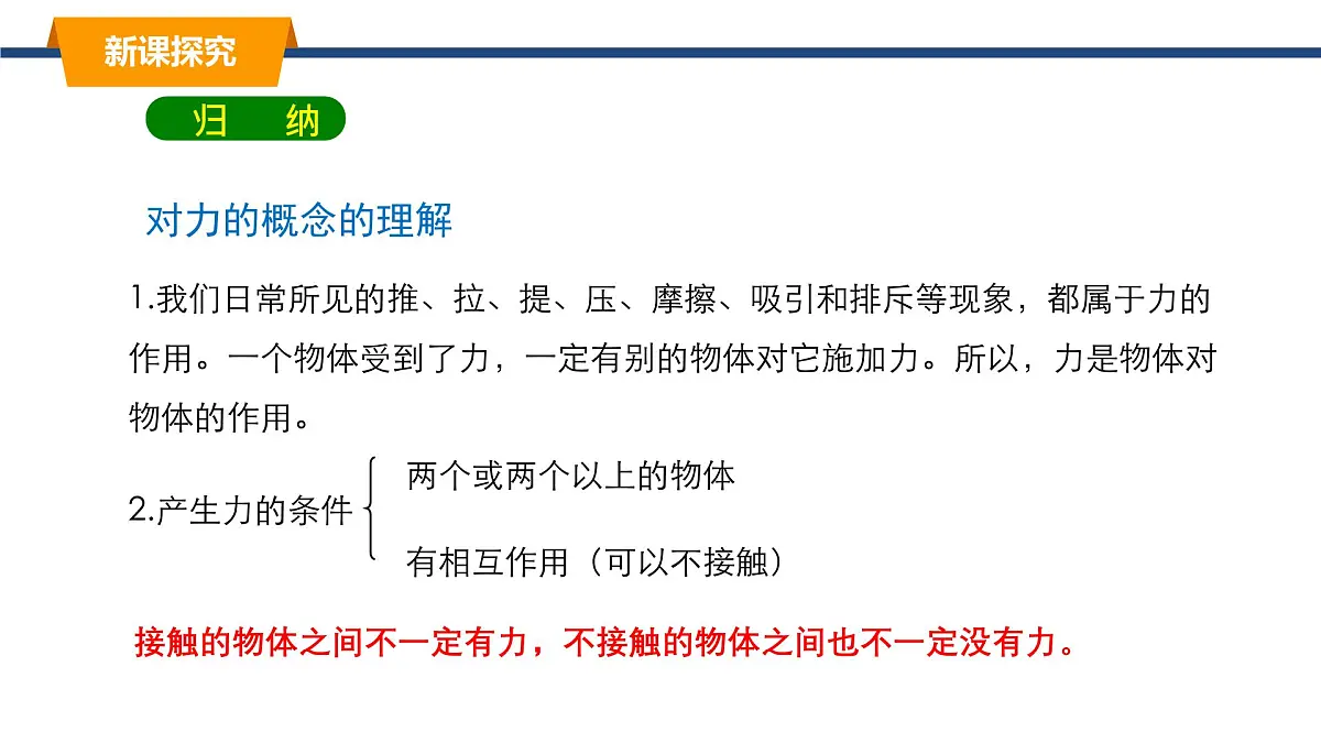 2025年春教科版物理八年级下册同步授课课件 7_1_力第5页
