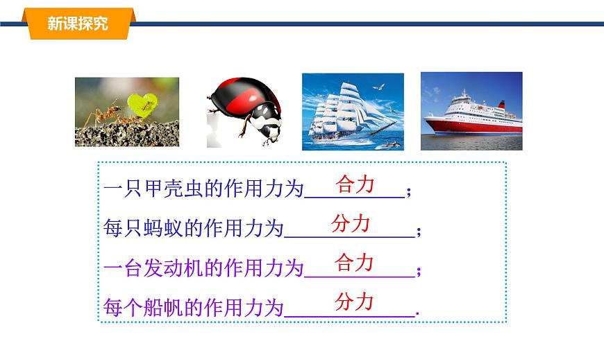 2025年春教科版物理八年级下册同步授课课件 8_2_力的平衡（1）第8页