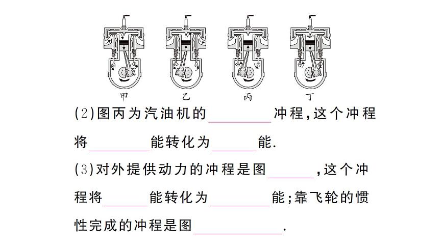 初中物理新人教版九年级全册第十四章第二节 热机作业课件2025秋第6页