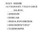 初中物理新人教版九年級(jí)全冊(cè)第十五章第四節(jié) 電流的測(cè)量作業(yè)課件2025秋