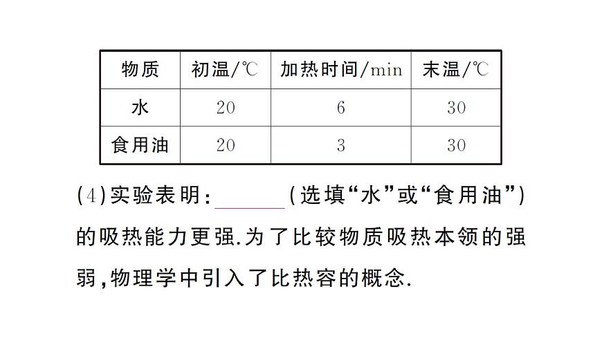 初中物理新人教版九年级全册第十三章第一节第一课时 认识热量和比热容作业课件2025秋第6页