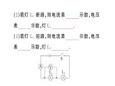 初中物理新人教版九年級全冊第十七章專題七 電路故障分析作業(yè)課件2025秋