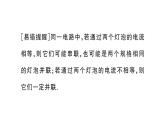 初中物理新人教版九年級(jí)全冊(cè)第十五章第五節(jié) 串、并聯(lián)電路中電流的規(guī)律課堂作業(yè)課件2025秋