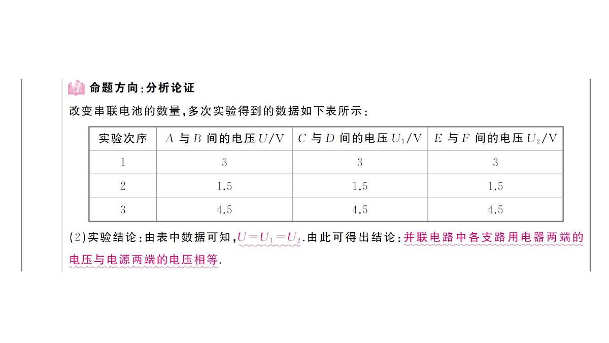 初中物理新人教版九年级全册第十六章实验考点高分突破（理解读记）课堂作业课件2025秋第7页