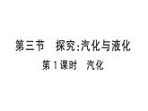 初中物理新滬科版九年級(jí)全冊(cè)第十三章第三節(jié)第一課時(shí) 汽化作業(yè)課件2025秋