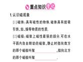 初中物理新滬科版九年級全冊第十八章第一節(jié) 磁的奧秘課堂作業(yè)課件2025秋