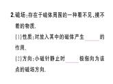 初中物理新滬科版九年級全冊第十八章第一節(jié) 磁的奧秘課堂作業(yè)課件2025秋