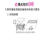 初中物理新滬科版九年級(jí)全冊(cè)第十八章第三節(jié) 磁場(chǎng)對(duì)通電導(dǎo)線的作用課堂作業(yè)課件2025秋