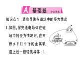 初中物理新滬科版九年級(jí)全冊(cè)第十八章第三節(jié) 磁場(chǎng)對(duì)通電導(dǎo)線的作用實(shí)踐 自制簡(jiǎn)易電報(bào)機(jī)作業(yè)課件2025秋