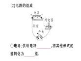 初中物理新滬科版九年級(jí)全冊(cè)第十五章第二節(jié)第一課時(shí) 電路課堂作業(yè)課件2025秋（含答案）