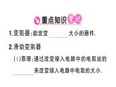 初中物理新滬科版九年級全冊第十六章第一節(jié)第二課時 變阻器課堂作業(yè)課件2025秋（含答案）