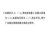 初中物理新滬科版九年級(jí)全冊(cè)第十七章專題一0八 電功率的極值問題作業(yè)課件2025秋（含答案）