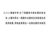 初中物理新滬科版九年級全冊第十七章中考新考向 跨學(xué)科實踐題作業(yè)課件2025秋（含答案）