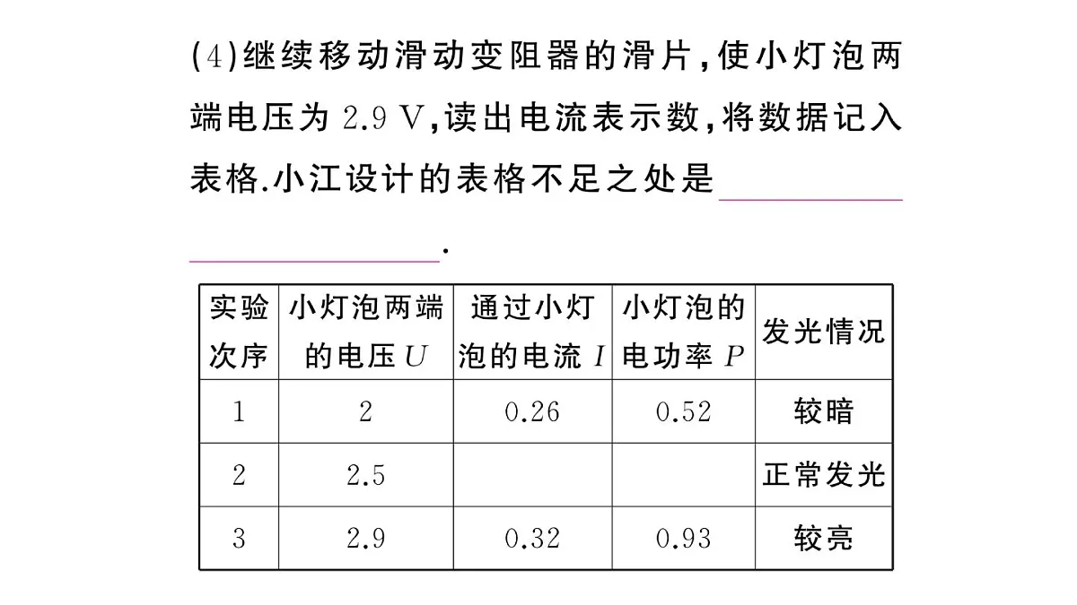 初中物理新沪科版九年级全册第十七章重点实验突破 (一题练透一实验)作业课件2025秋（含答案）第7页