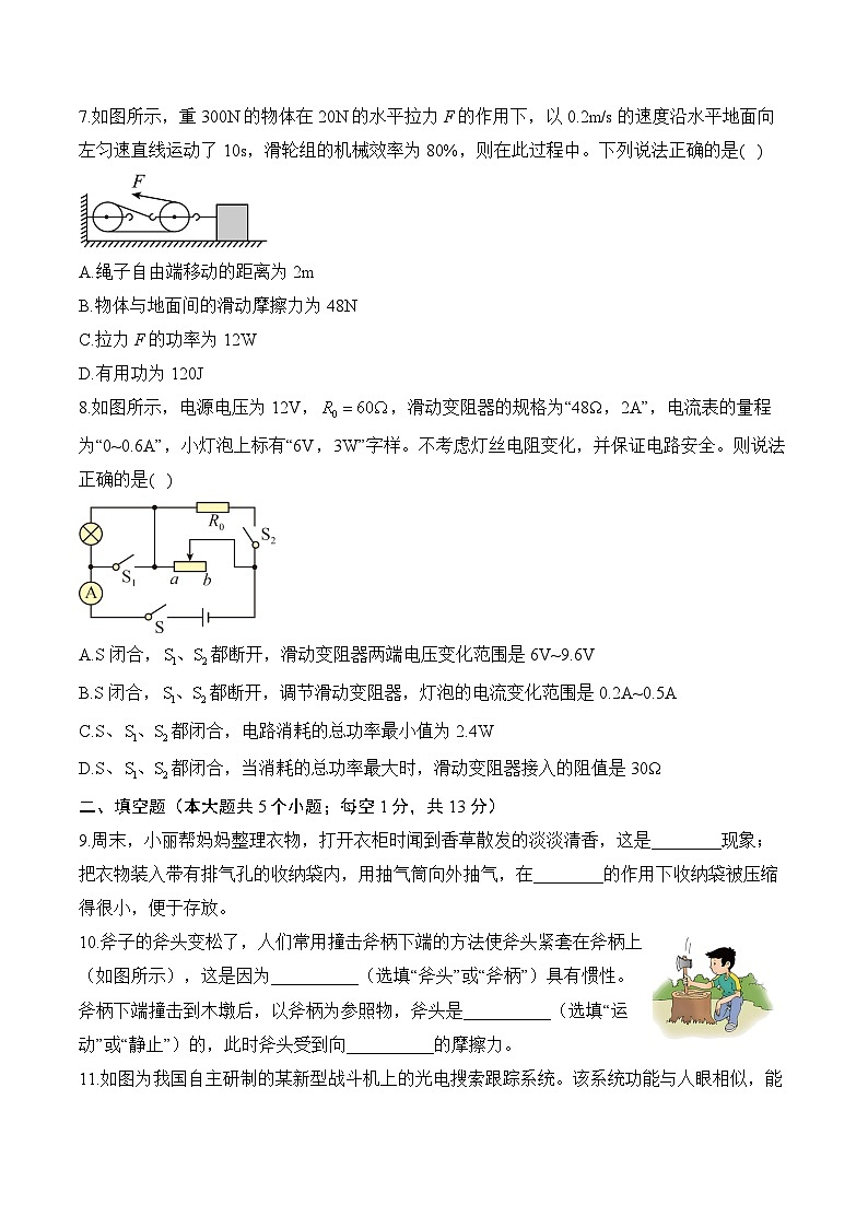 2025届中考物理模拟卷 【河北专用】第3页