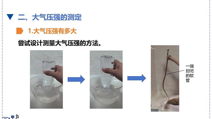 北师大版物理八年级下册 8.4 大气压强 课件第8页