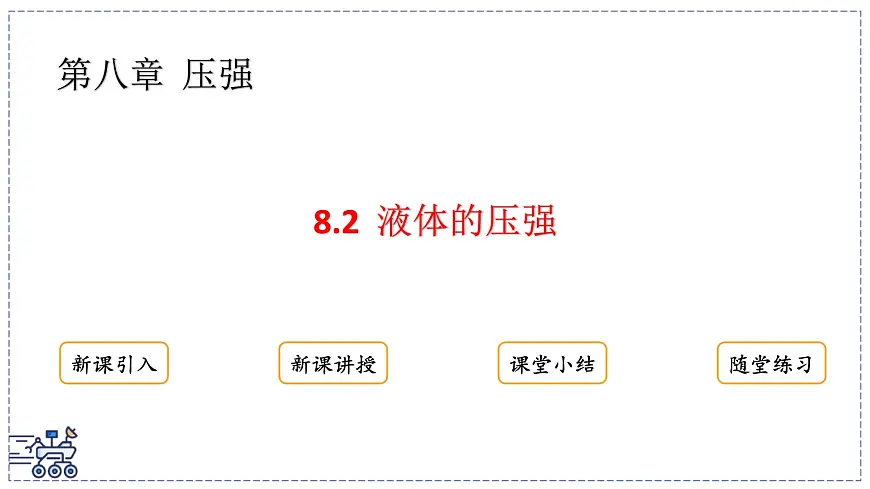 2024-2025学年沪粤版物理八年级下册 8.2 液体的压强（课件）(1)第1页