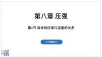 初中物理沪粤版（2024）八年级下册（2024）流体的压强与流速的关系示范课课件ppt