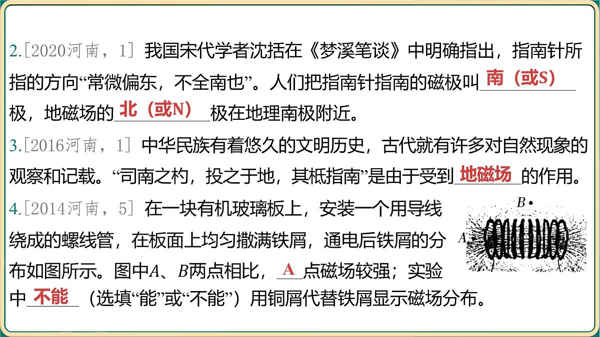 第四章+电与磁+信息的传递+大单元整合+++2025年中考物理一轮专题复习（河南）课件第4页