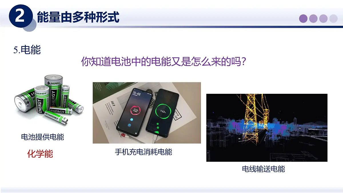 （教科版2024）初中物理八年级上册 2.4能量 课件第8页