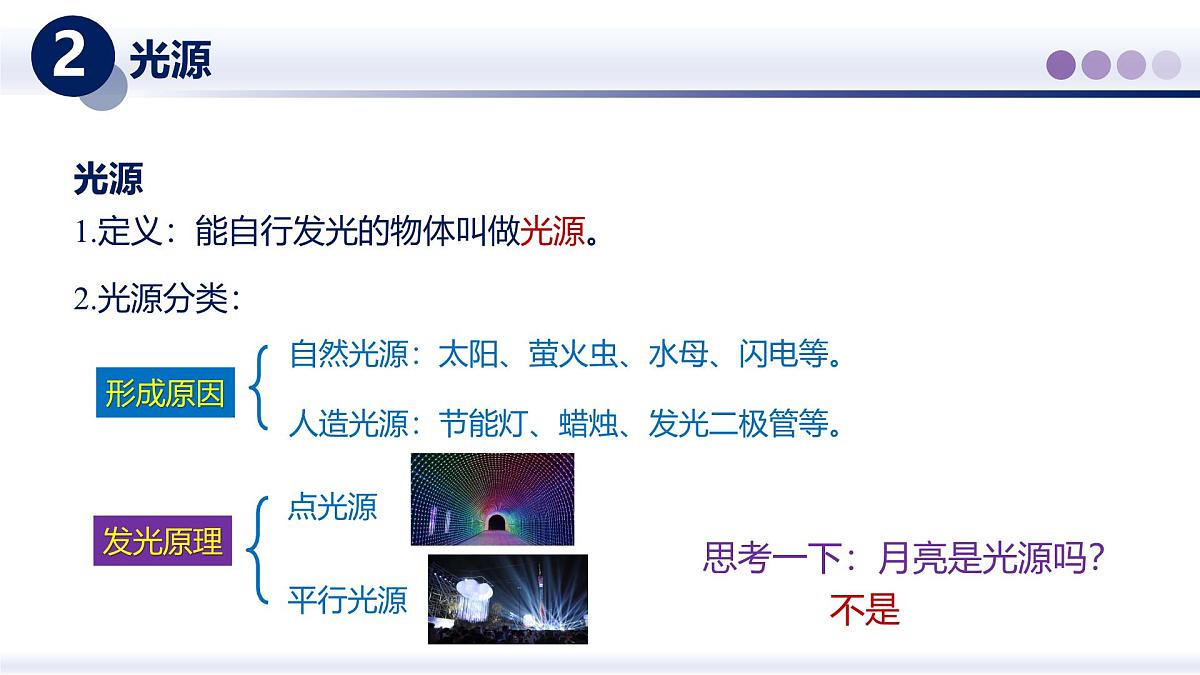 （教科版2024）初中物理八年级上册 4.1光的传播 课件第4页