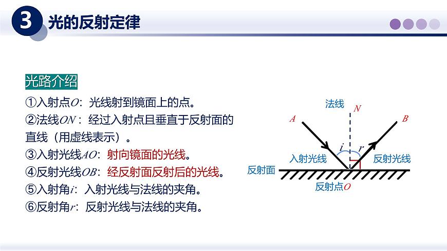 （教科版2024）初中物理八年级上册 4.2光的反射定律 课件第5页
