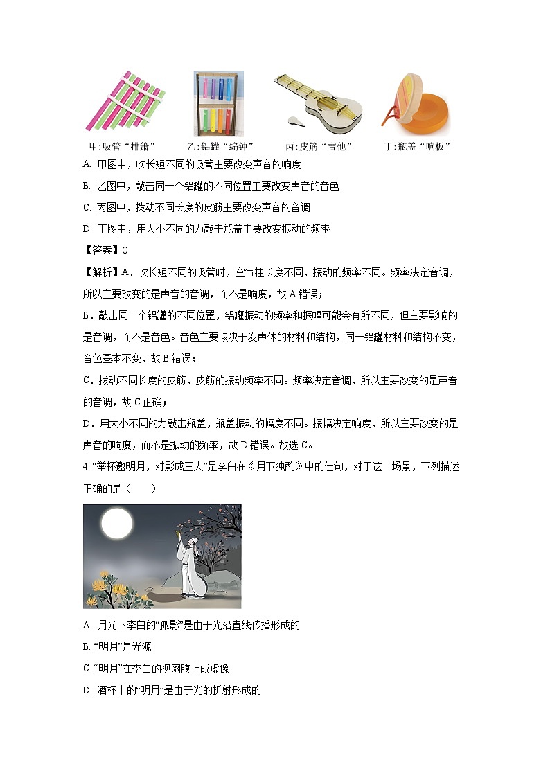 2025年江苏省扬州市邗江区中考一模物理试题（解析版）第2页
