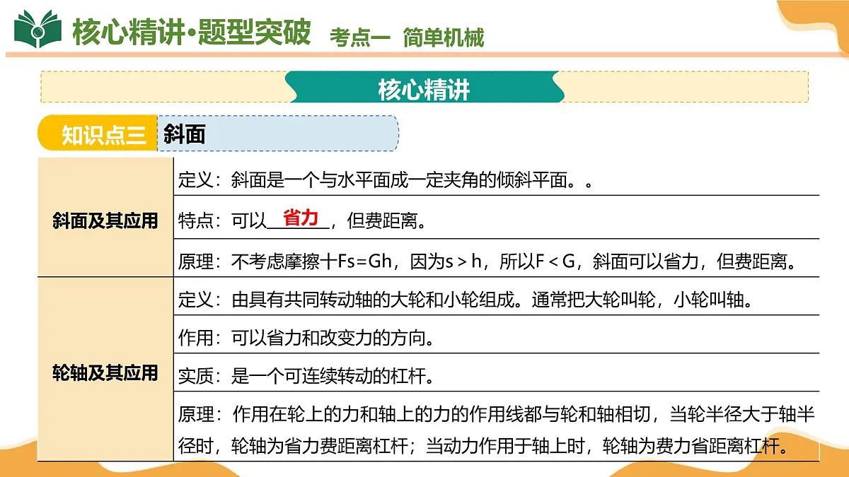 专题02 简单机械和功与能 2025学年八年级物理下学期期末考点大串讲鲁科版2024课件第8页
