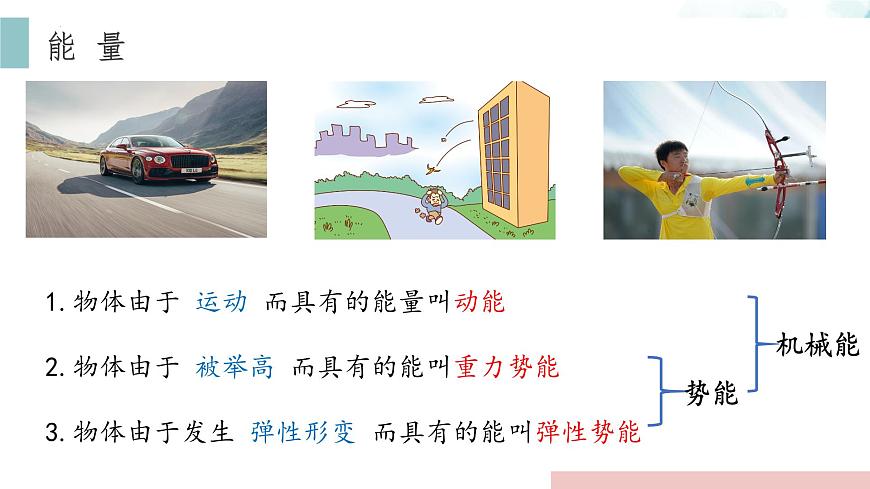 10.3动能和势能 2025学年沪科版物理八年级下学期课件第4页