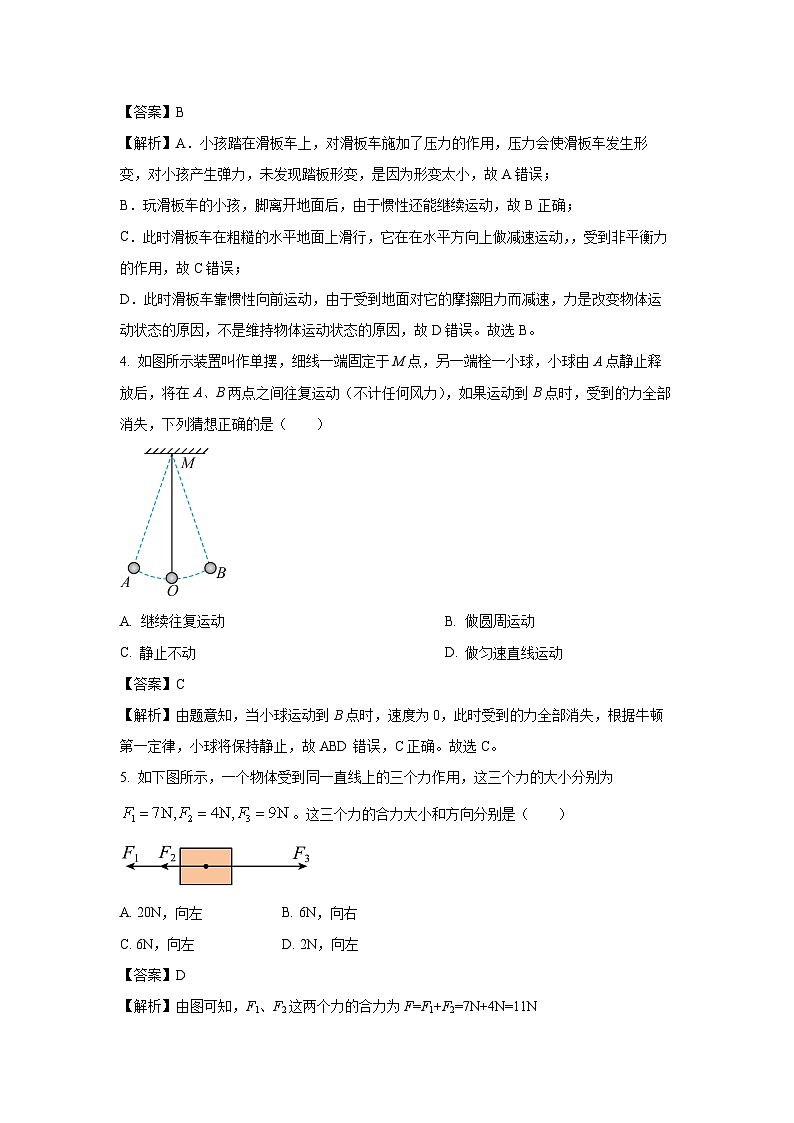 2025年广东省深圳市罗湖区中考一模物理试题（解析版）第3页