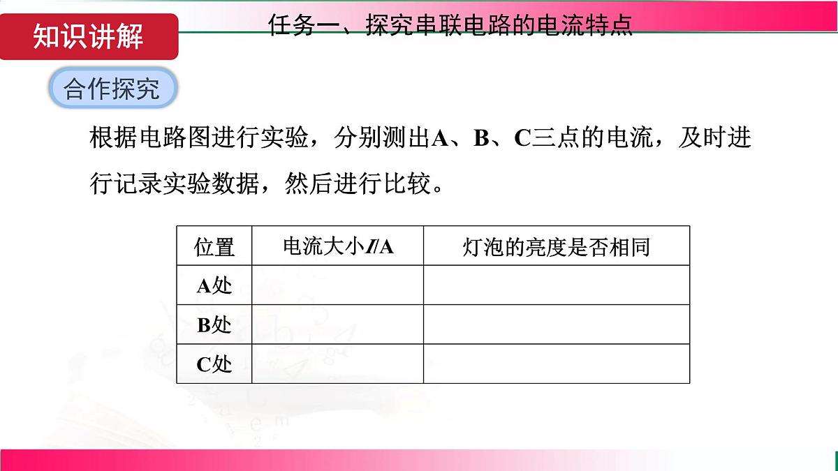 15.5.1 探究串、并联电路中电流的特点 2026学年沪科2024版物理九年级全册教学同步课件第8页
