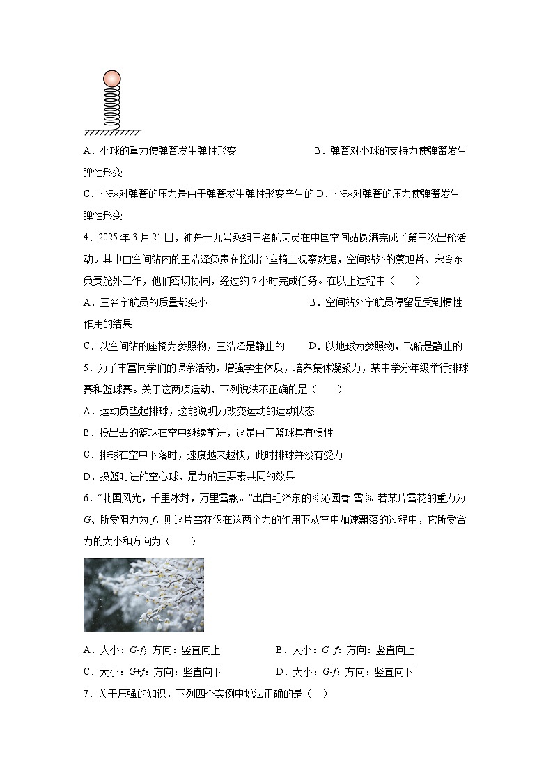 江苏省徐州市2024-2025学年八年级下学期5月份月考模拟练习卷 (2)物理试卷 （解析版）第2页