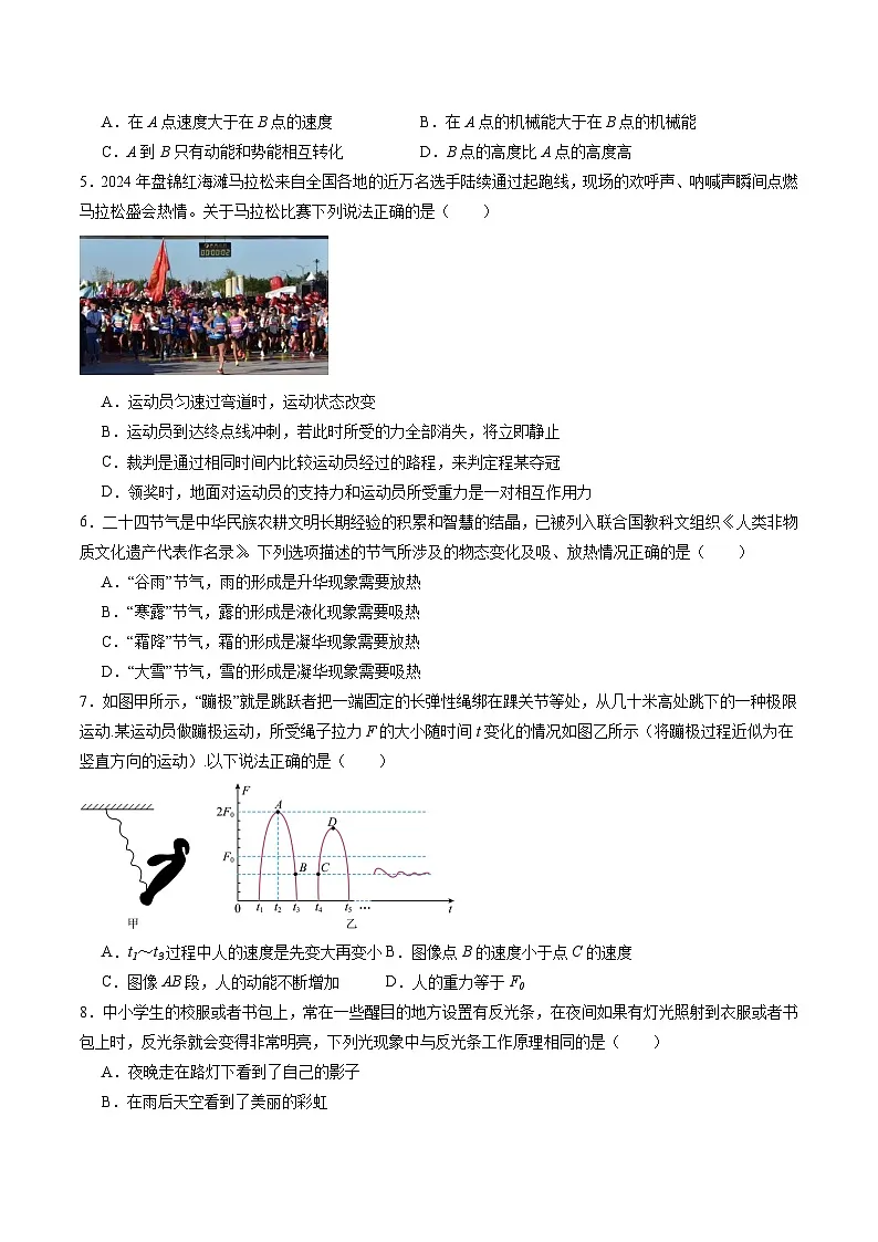 物理（山东省统考）（考试版）第2页