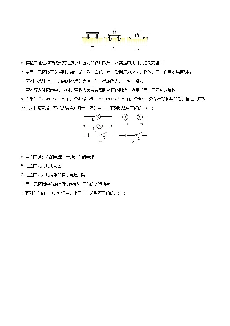 2025年黑龙江省哈尔滨市平房区中考物理二模试卷（中考模拟）第3页