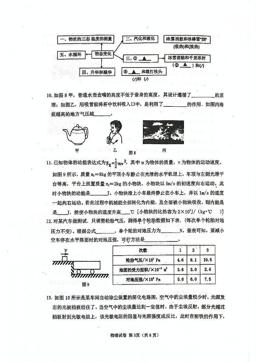 2025年广东省东莞市中考二模物理试题（中考模拟）第3页