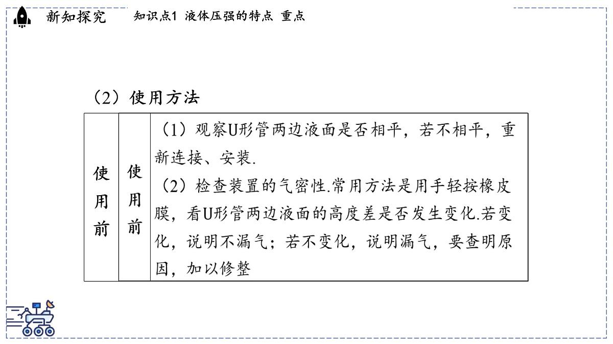 2024-2025学年 教科版物理八年级下册 9.2 液体的压强（课件）第6页