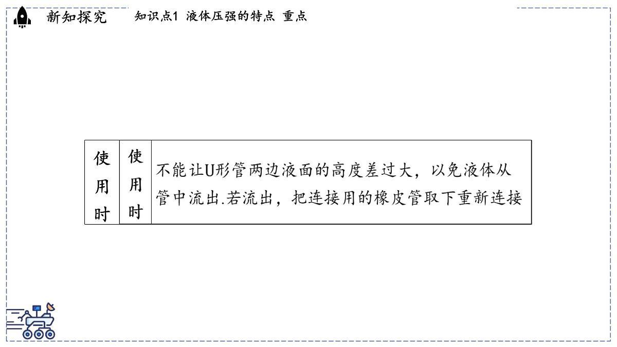 2024-2025学年 教科版物理八年级下册 9.2 液体的压强（课件）第7页
