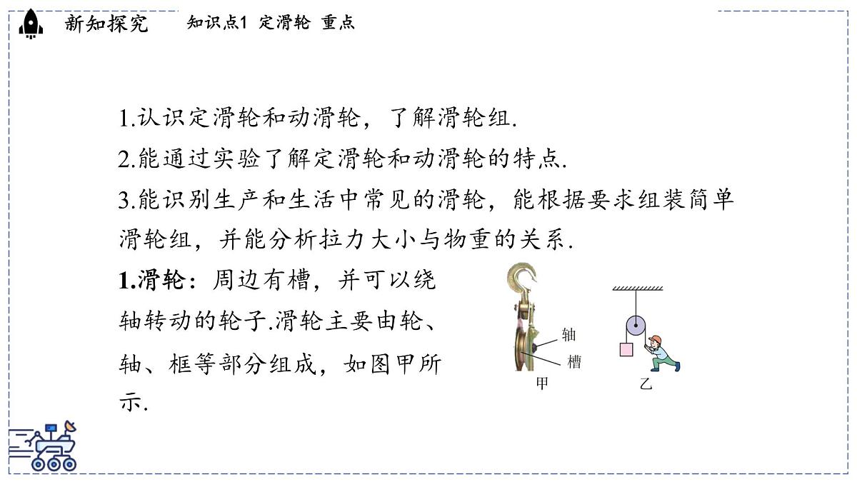 2024-2025学年 教科版物理八年级下册 11.2 滑轮（课件）第2页