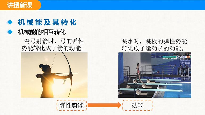 人教版（2024）八年级物理下册课件 第十一章 第4节 机械能及其转化第6页