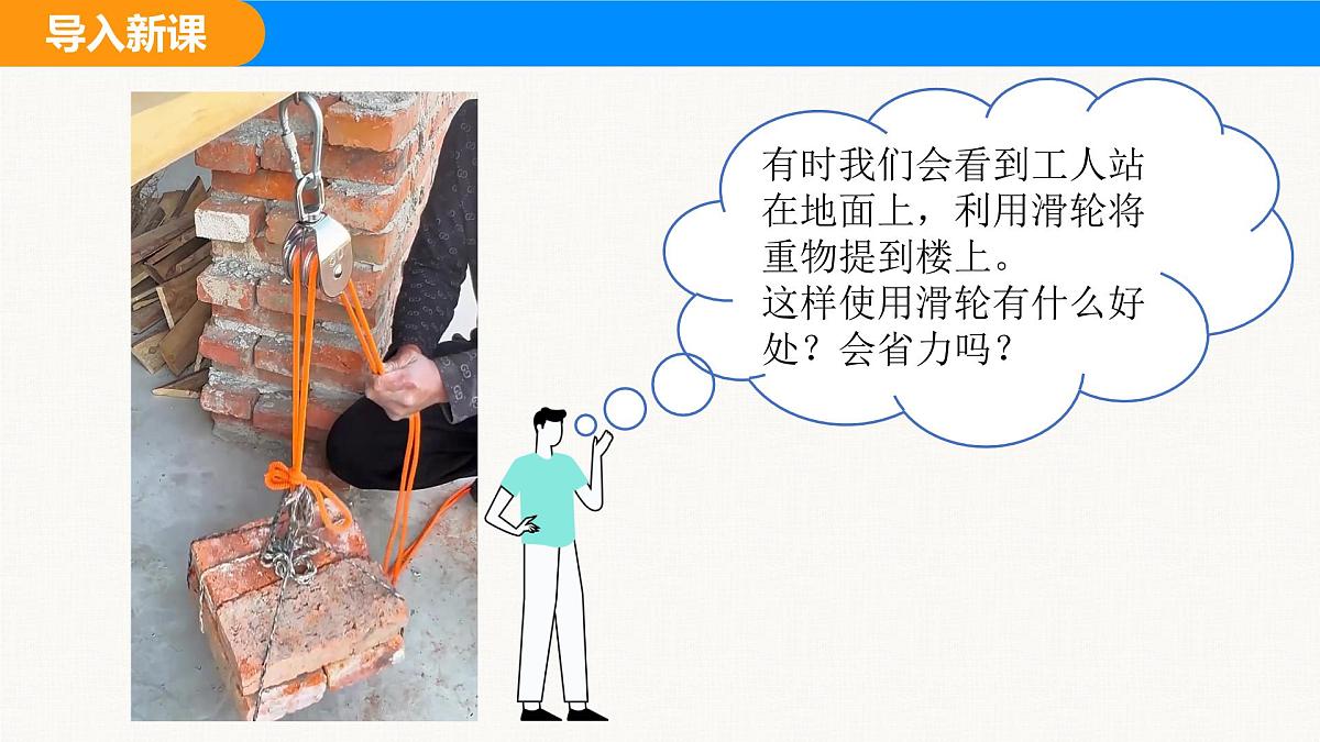 人教版（2024）八年级物理下册课件 第十二章 第3节 滑轮第2页