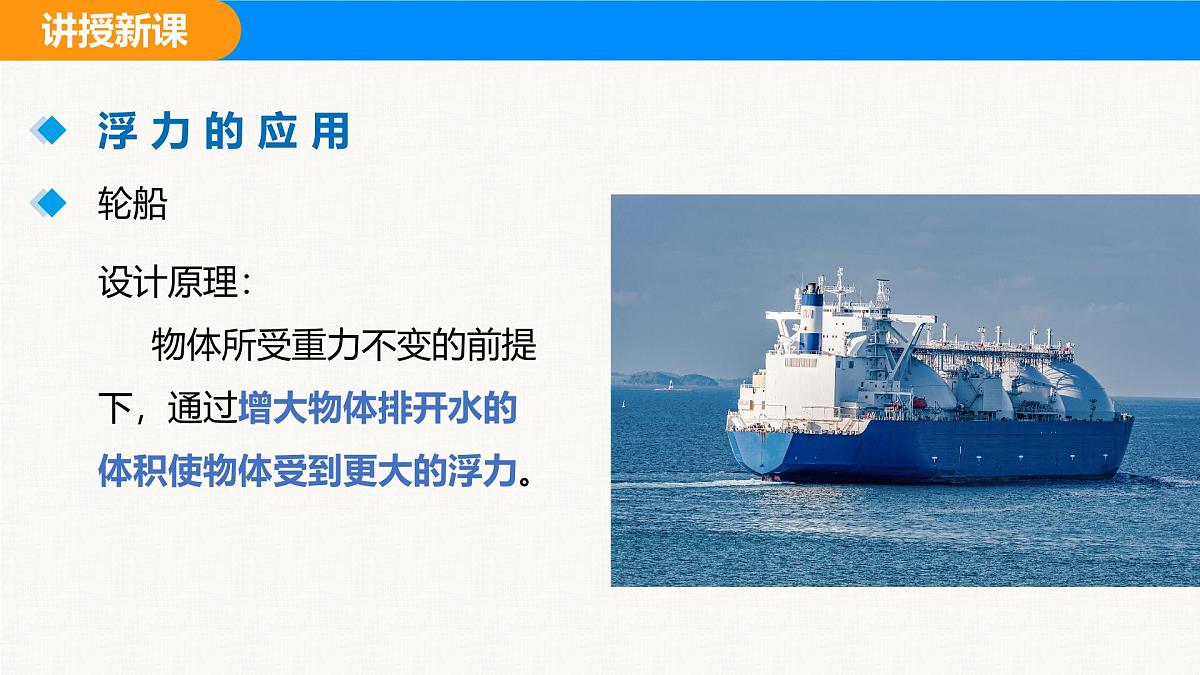 人教版（2024）八年级物理下册课件 第十章 第3节 物体浮沉条件及应用 第2课时第7页