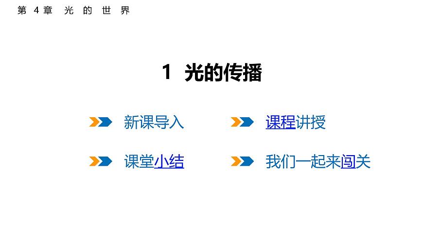 4.1  光的传播  课件  2025-2026学年物理教科版（2024）八年级上册第1页