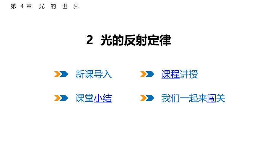4.2  光的反射定律  课件  2025-2026学年物理教科版（2024）八年级上册第1页
