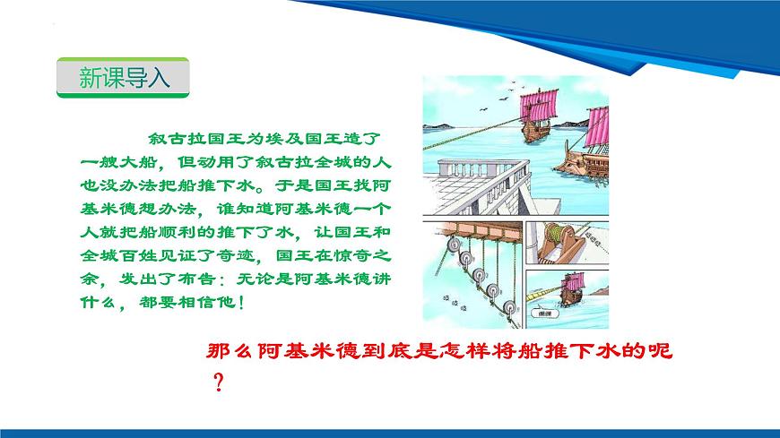 2025年春沪粤版物理八年级下册教学课件 6.6 滑轮第5页