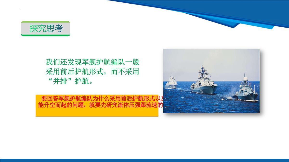 2025年春沪粤版物理八年级下册教学课件 8.4 流体的压强与流速的关系第6页