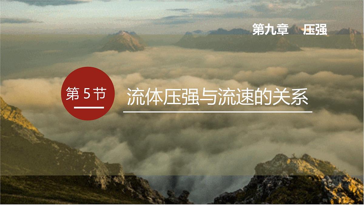 2025年春人教版物理八年级下册 第九章 第5节 《流体压强与流速的关系》课件第2页