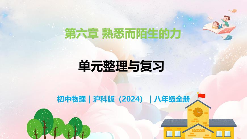 第六章 熟悉而陌生的力单元整理与复习—初中物理八年级全一册 同步教学课件（沪科版2024）第1页