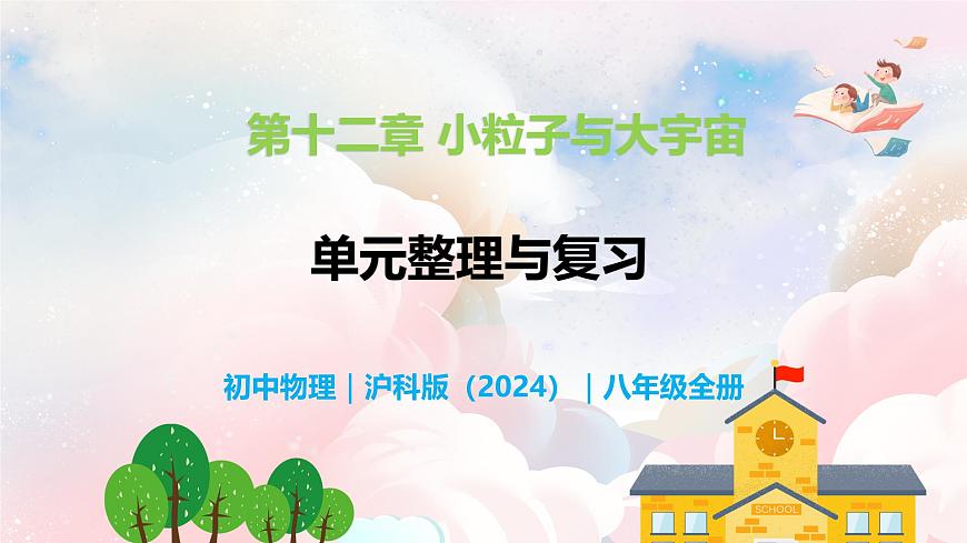 第十二章 小粒子与大宇宙单元复习—初中物理八年级全一册 同步教学课件（沪科版2024）第1页