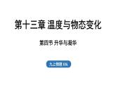 滬科版（2024）九年級(jí)物理上冊(cè) 13.4 升華與凝華（課件）