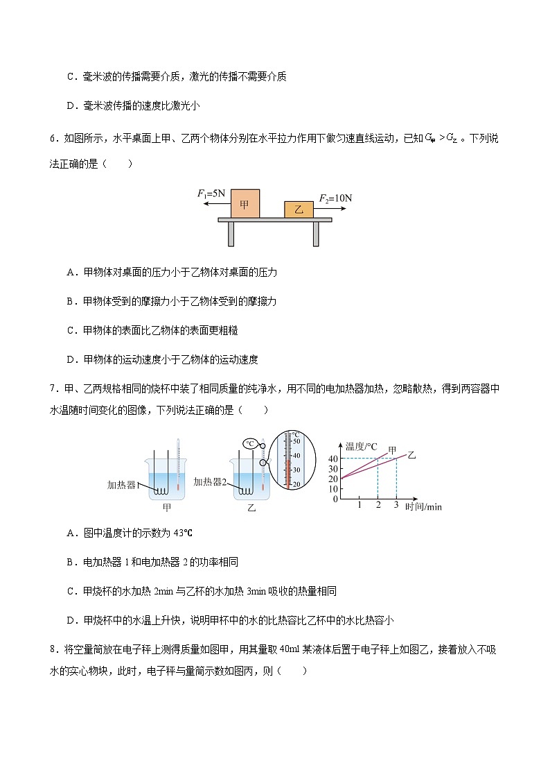 物理（无锡卷）（考试版）第3页